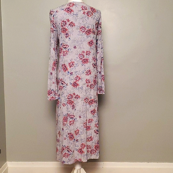LuLaRoe  Flower Pattern Sarah Cardigan Lg - Picture 2 of 5